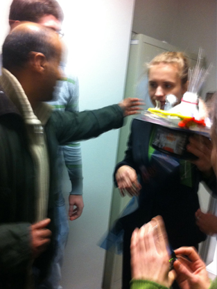 Negusse & Dominic gratulieren...